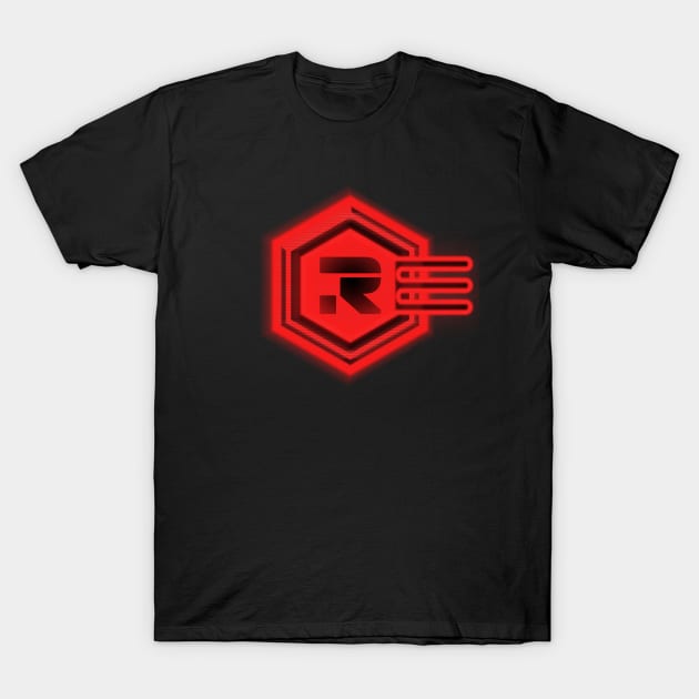 Recognizer Glowing (Red) T-Shirt by Veraukoion